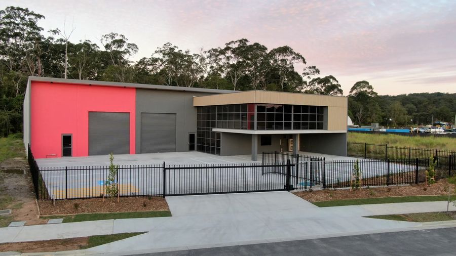 Lot 45 Chevallum warehouse with feature facade